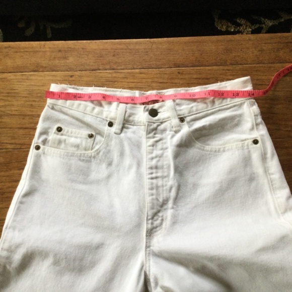 Vintage For Joseph High Rise “Colette” Jean 29 White - Picture 7 of 12